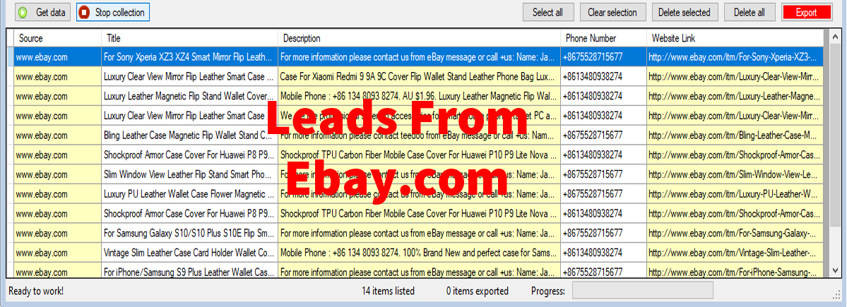 Leads From Ebay-com