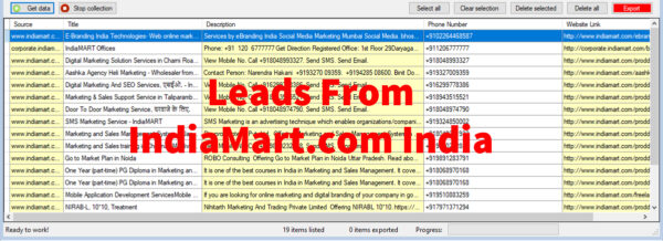 Extract Data From Indiamart