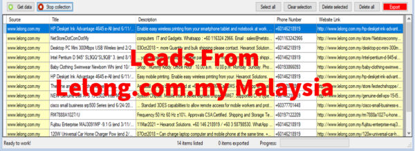 Leads From Lelong-com-my Malaysia