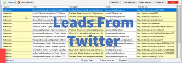 Leads From Twitter
